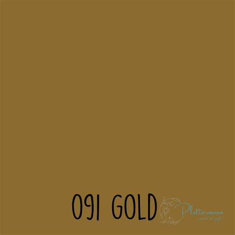 Oracal vinyl mat 091 Gold - Plottermoon