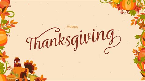 Happy Thanksgiving Google Slides Templates - SlideKit