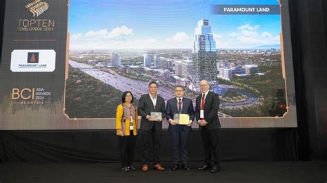 Tiga Tahun Berturut Turut Paramount Land Raih Top Developers Bci