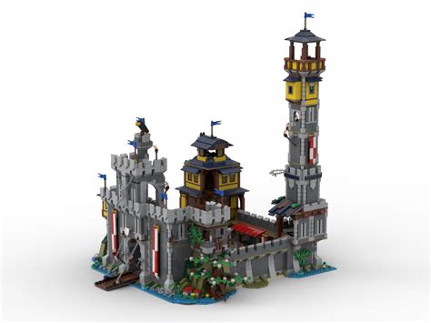 LEGO MOC High Tower Castle By Matalamaa Rebrickable Build With LEGO