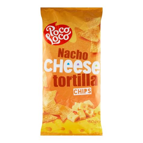 Poco Loco Tortilla chips sýrové 450 g Albert