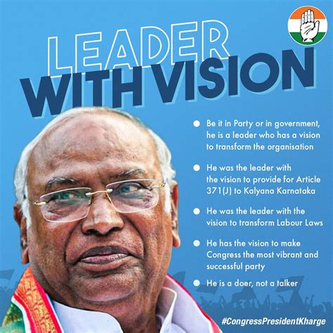 Shahnawazinc On Twitter Rt Iyc Shri Kharge Ji Is A Visionary