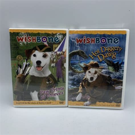 Wishbone Paw Prints Of Thieves Hot Diggety Dawg Dvd Lot Of