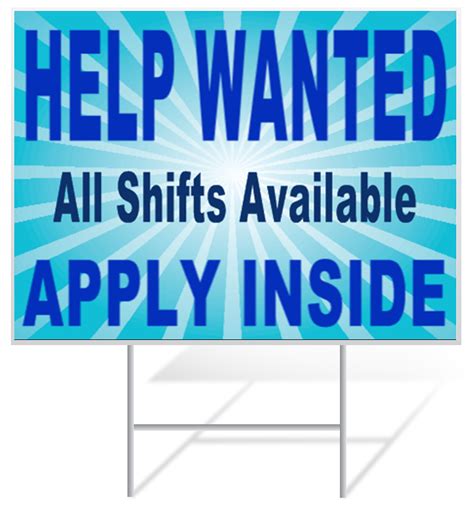 Help Wanted Lawn Signs | LawnSigns.com