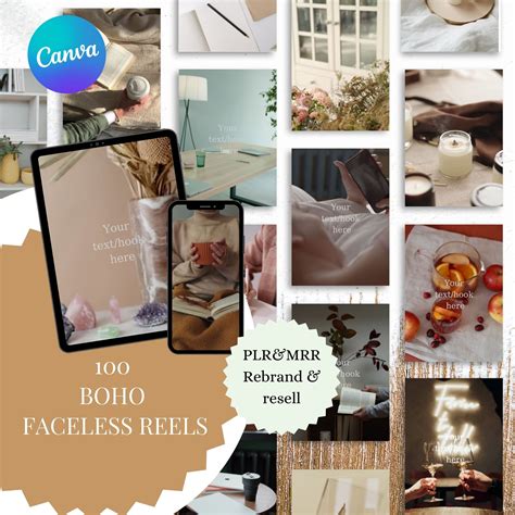 Faceless Boho Light Cream Aesthetic Instagram Tik Tok Reels Videos