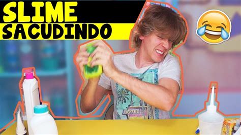 Fiz Uma Slime Sacudindo Tio Lucas Youtube