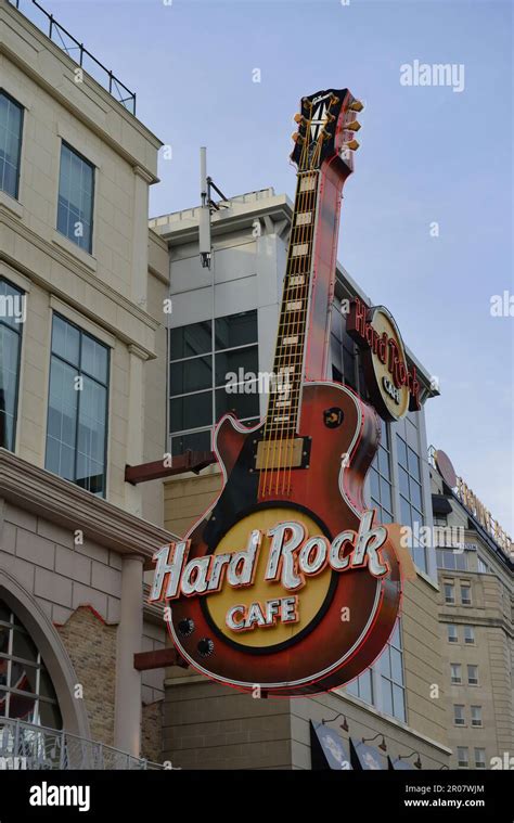 Hardrock Cafe Falls Avenue Niagara Falls Ontario Canada Stock Photo