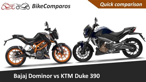 Bajaj Dominar Vs Ktm Duke Comparison Review Youtube