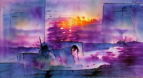 Purple Sunset Ai Generated Artwork Nightcafe Creator