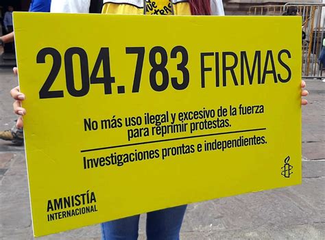 Amnistía Internacional Perú On Twitter Hoy Entregamos Más De 200 Mil Firmas De Activistas De