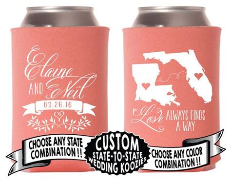 Personalized Wedding Koozies, Wedding Koozies, Custom Koozies ...