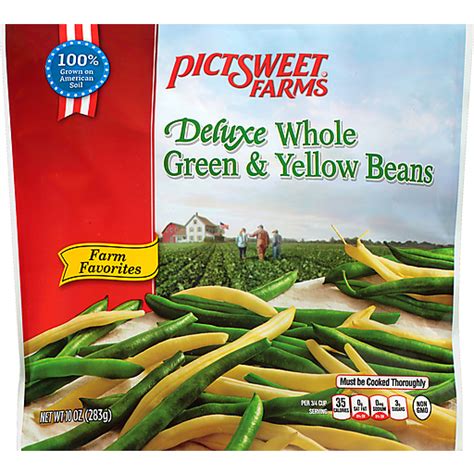 Pictsweet Green And Yellow Beans 10 Oz Beans And Peas Ingles Markets