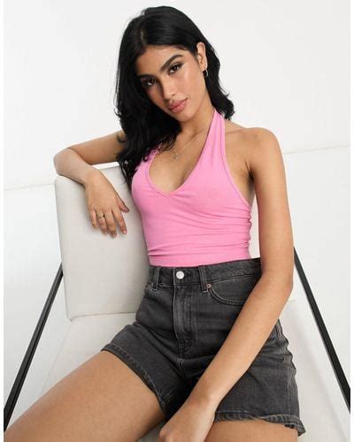 Asos Halter Crop Tops For Women Up To 70 Off Lyst