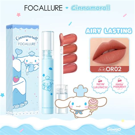 Focallure X Sanrio Cakeinjoy Airy Liquid Matte Lip Tint Lipstick