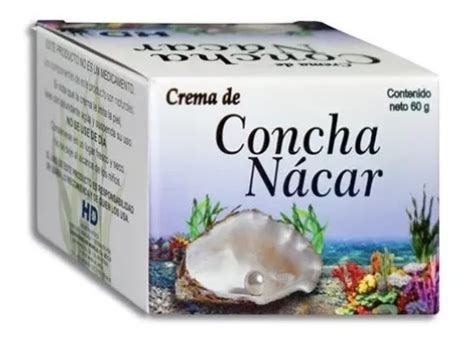 Crema Aclarante Natural De Concha Nacar Meses sin interés