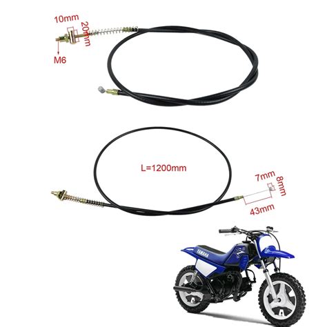 120cm Motorcycle Bicycle Brake Wire Cable For Yamaha Pw50 Py50 Y Zinger 50cc Engine Front Rear