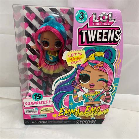 L O L Surprise Tweens Series Fashion Doll Emma Emo With Surprises