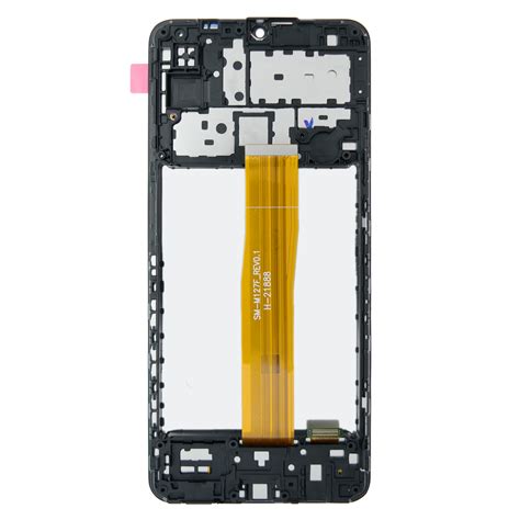 Дисплей Samsung M127 Galaxy M12 (2020) з сенсором та рамкою black ...
