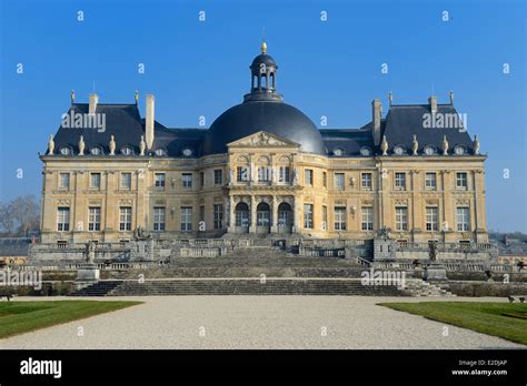 France Seine Et Marne Maincy Chateau De Vaux Le Vicomte Southern Facade