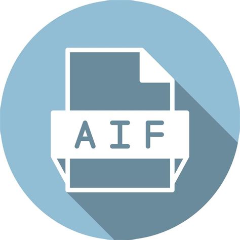 Aif File Format Icon 15824248 Vector Art At Vecteezy