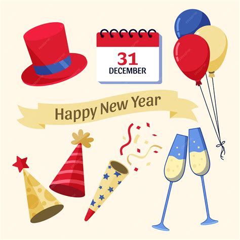 New Years Day Clipart Free