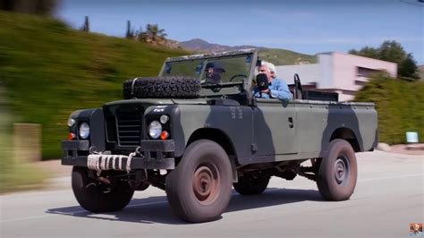 Jay Leno Drives A Military Land Rover