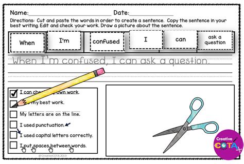 Social Emotional Learning Sentence Writing Worksheets | Made By Teachers