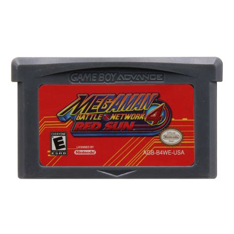 Mega Man Series Game Boy Advance GBA - Mega Man Battle Network 4 - Red ...