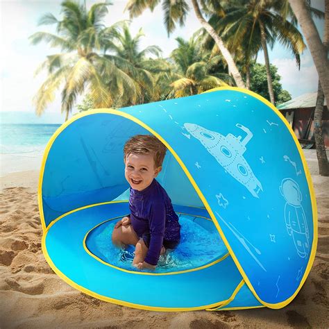 This Tiny Portable Baby Pool Beach Tent Keeps Your Little One Safe At ...