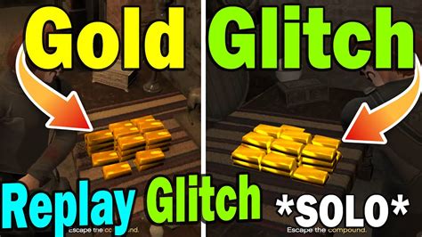 Solo Easy Gold Glitch And Replay Glitch In Cayo Perico Heist