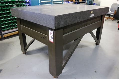 Micro Flat Granite Surface Plate 6 X 4 X 6 Steel Metal Table