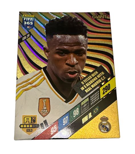 FIFA 365 2024 GOLD GOL 29 GIANT VINICIUS JR porównaj ceny Allegro pl