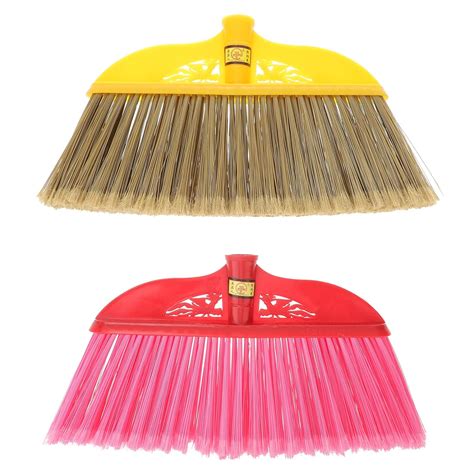 Ultechnovo 2pcs Angle Broom Plastic Broom Head Floor Brush Head