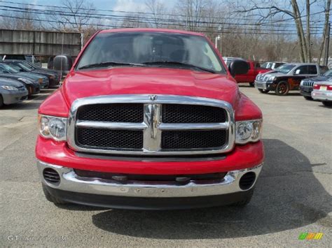 2004 Flame Red Dodge Ram 1500 SLT Quad Cab 4x4 62036400 Photo 9