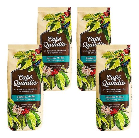 Café Quindío Consumo Superior Tostión Media Molido 4x 500g Envío gratis