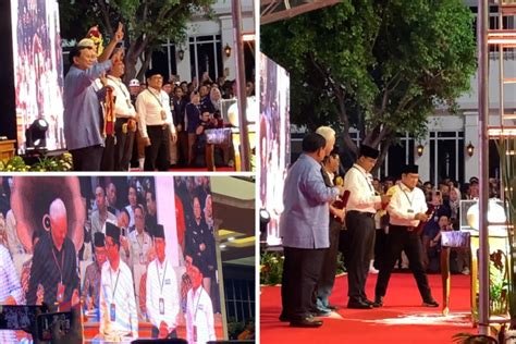 Hasil Penetapan Nomor Urut Capres Cawapres Pemilu 2024 ANTARA News