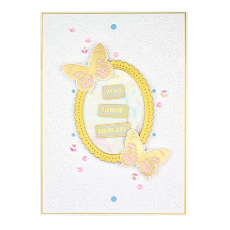 Spellbinders Cut Emboss Folder Flora Fauna CEF 014