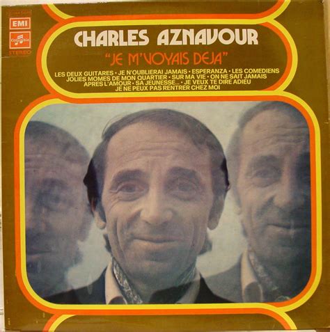 Je M Voyais Deja De Charles Aznavour 33T Chez Shugarecords Ref