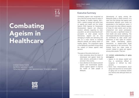 14 Combating Ageism In Healthcare Institut Masa Depan Malaysia