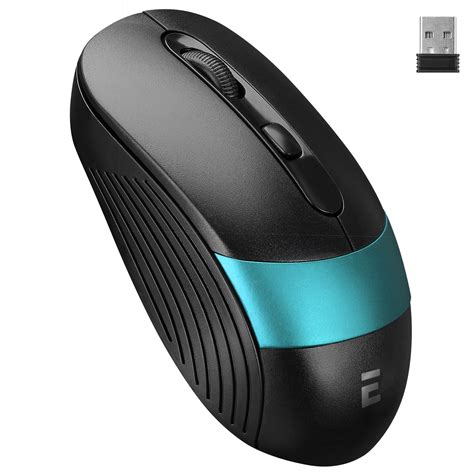 Everest Sm Usb Siyah Mavi Ghz Optik Kablosuz Mouse Segment