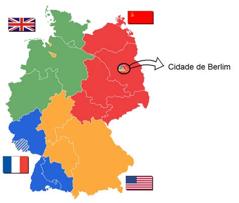Divisão Da Alemanha Após A Segunda Guerra Mundial - conceitopédia: Divisão da Alemanha pós guerra