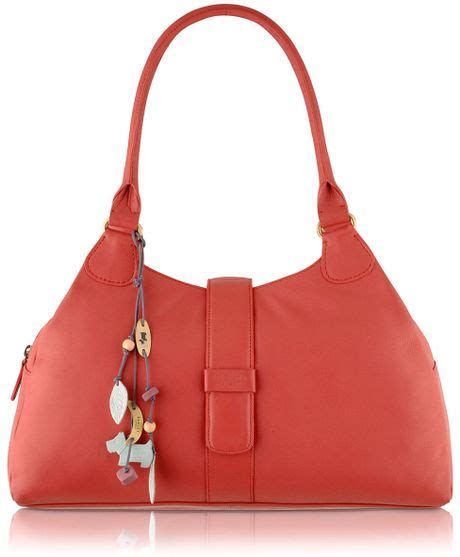 Radley Pink Large Leather Zip Top Tote Bag in Pink | Lyst