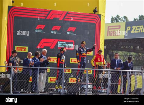 Podium Of The Race Max Verstappen NED Redbull Racing RB19 Sergio