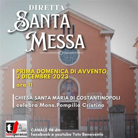 Su Telesperanza Messa In Diretta Nelle Domeniche Di Avvento Chiesa Di