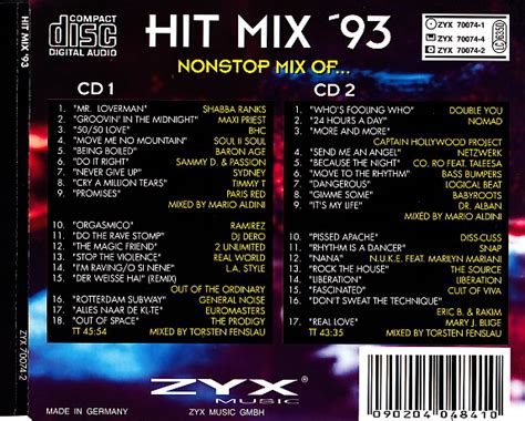 RETRO DISCO HI NRG HIT MIX 93 2CD Set 35 Original Artists Non Stop