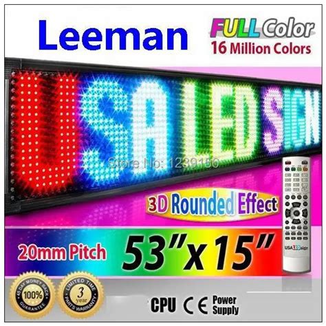 Leeman led moving message display, LED moving sign, LED text moving ...