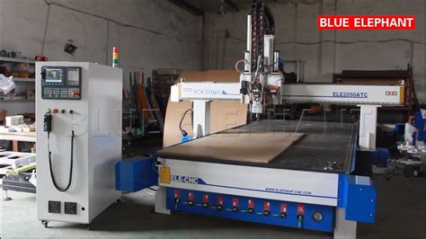 BLUE ELEPHANT 2050 Carousal ATC CNC Router Cutting Machine With