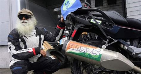 After Bike Ride Through 26 Nations Sadhguru Enters India With Save