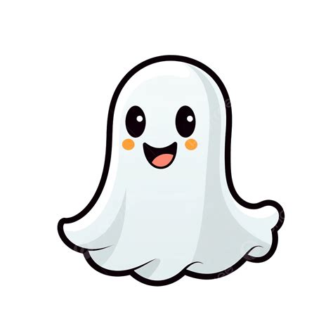 Cara De Fantasma Feliz Cara De Fantasma De Halloween Lámina