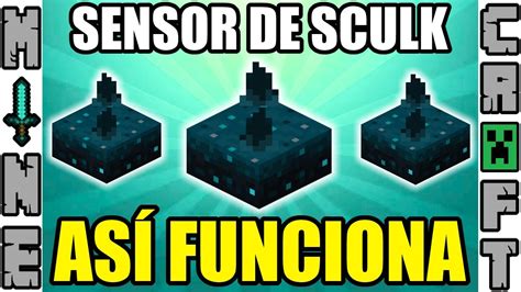 Como Funciona El Sensor De Sculk En Minecraft Youtube